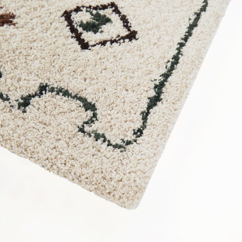 Balta Rugs Stella Eugenia Cream 5'3" x 7' Area Rug, , large