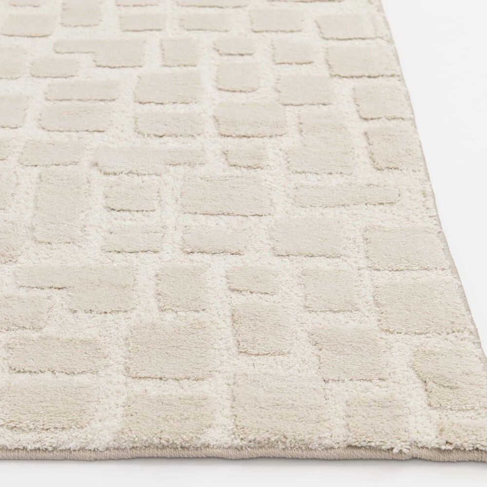 Central Oriental Stonington Aster 5&#39; x 7&#39;6&quot; Coconut and Lace Area Rug, , large