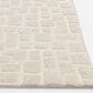 Central Oriental Stonington Aster 5" x 7"6" Coconut and Lace Area Rug, , large