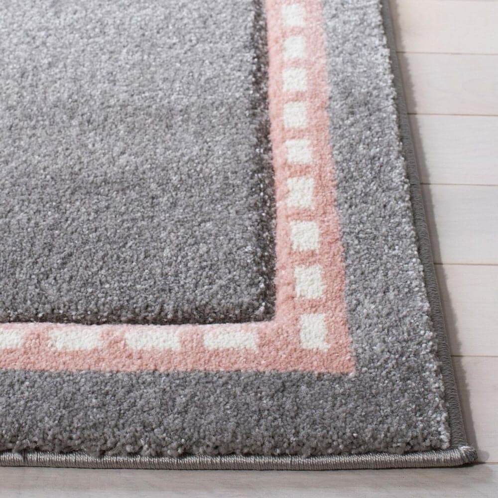 Safavieh Carousel CRK166 2&#39; x 8&#39; Grey and Ivory Kids Runner, , large