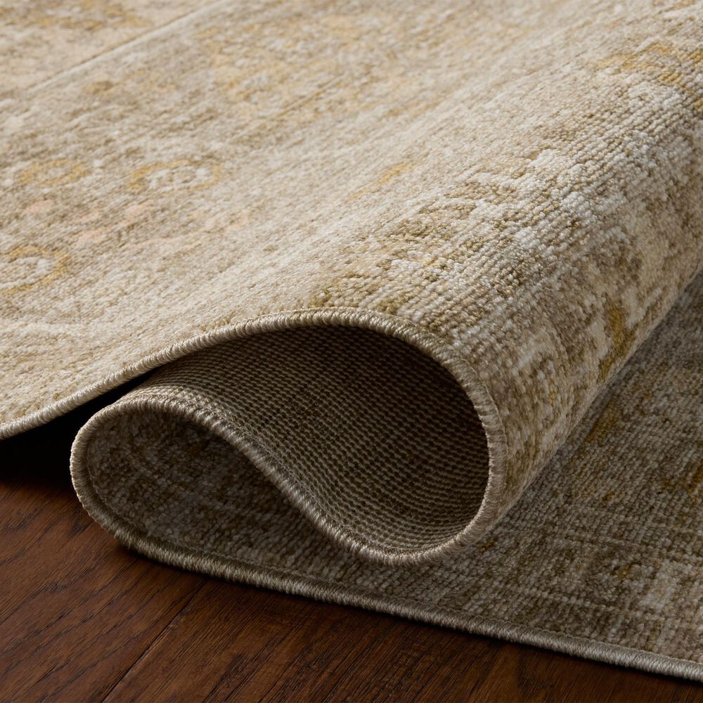 Loloi Elora Mushroom and Ochre 7'10" Round Area Rug, , large