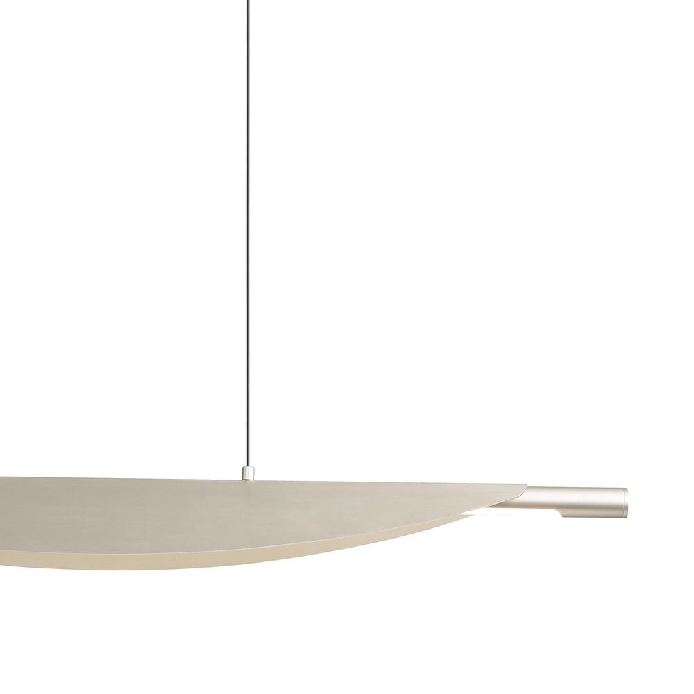 Golden Lighting Luma 42" 1-Light LED Linear Pendant in Sand Nickel, , large