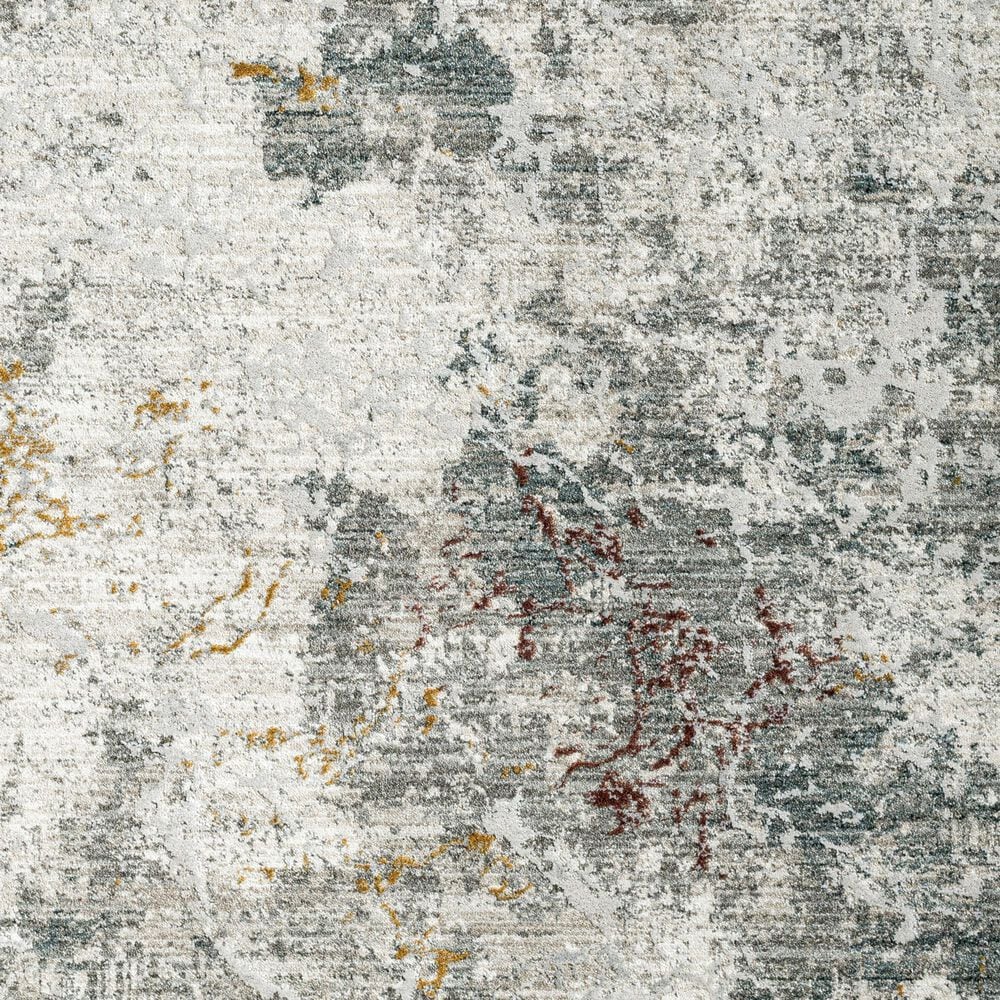 Surya Dresden White, Gray, Medium Gray, Light Slate, Rust and Mustard 12&#39; x 15&#39; Area Rug, , large