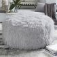 Ashley Galice Oversized Accent Ottoman in Light Gray, , large