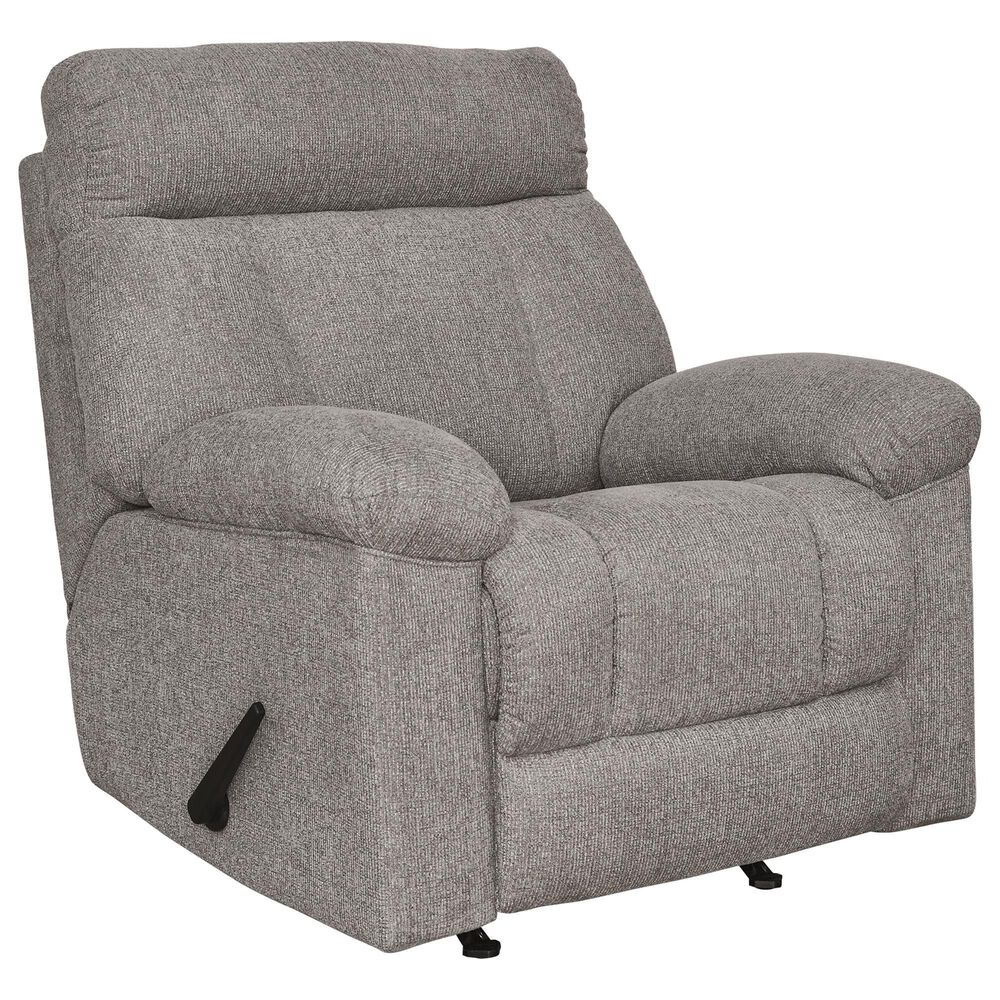 Ashley Hoyne Park Manual Rocker Recliner in Smoke, , large