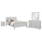 Crown Mark Louis Philip 4-Piece Queen Panel Bedroom Set in Greige, , large