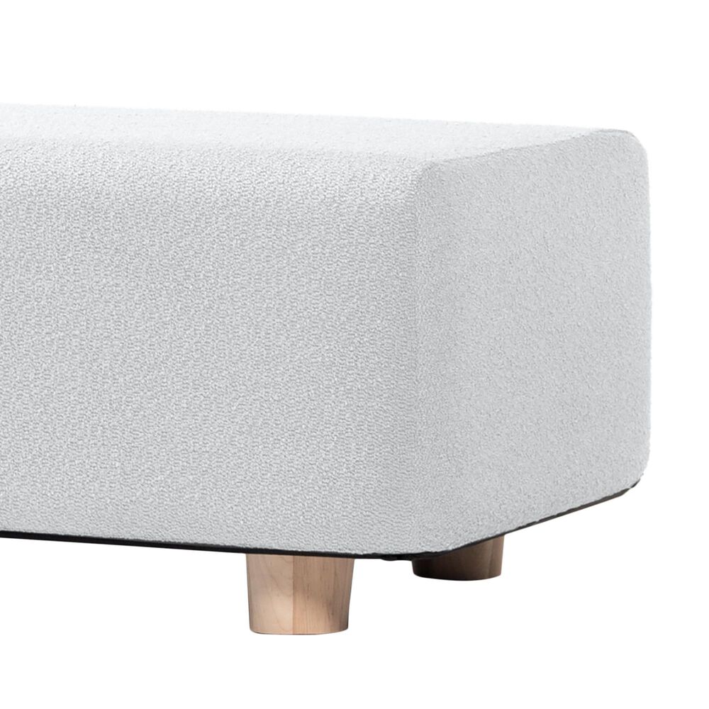 Jaxx Caya 4-In-1 King Bed Bench in White, , large