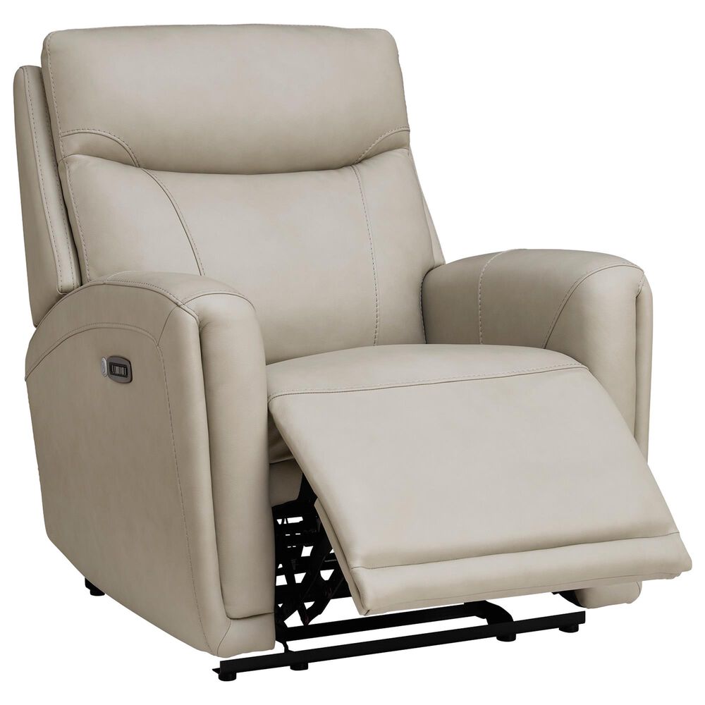 Kelsey Nosal Pincara Power Auto Glide Recliner with Adjustable Headrest in Bone, , large