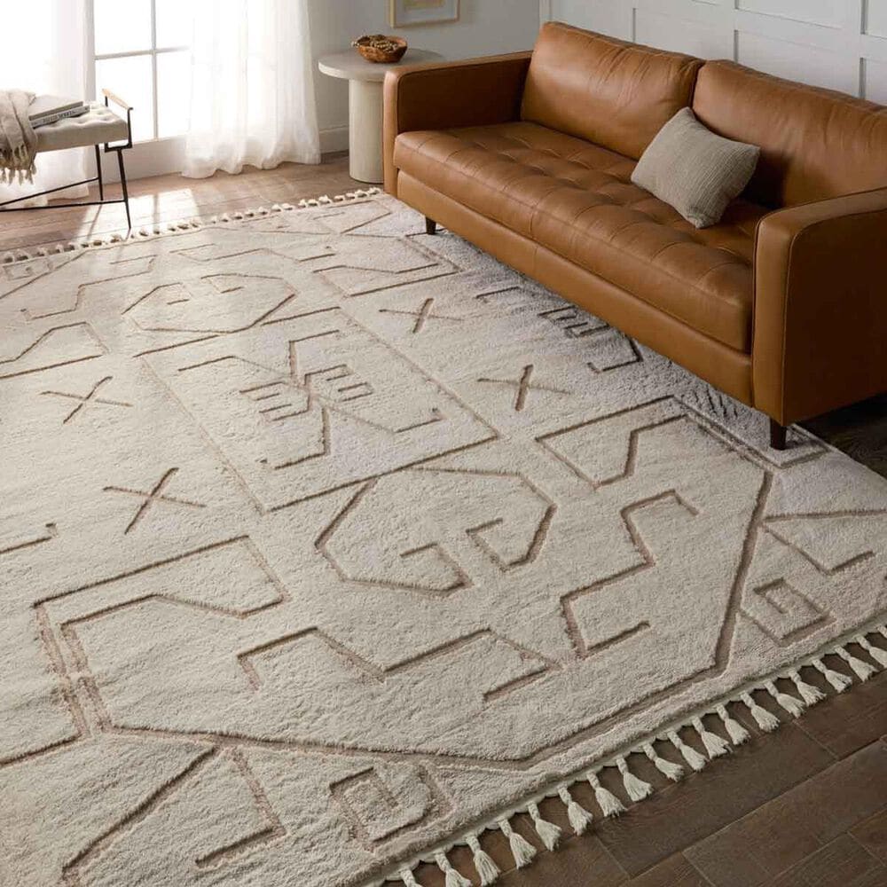 Jaipur Jaida Cree Gray Morn and Humus 7&#39;6&quot; x 10&#39; Area Rug, , large