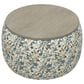 Emerald Home Furnishings Cecily Storage Ottoman in Blue Meadow, , large