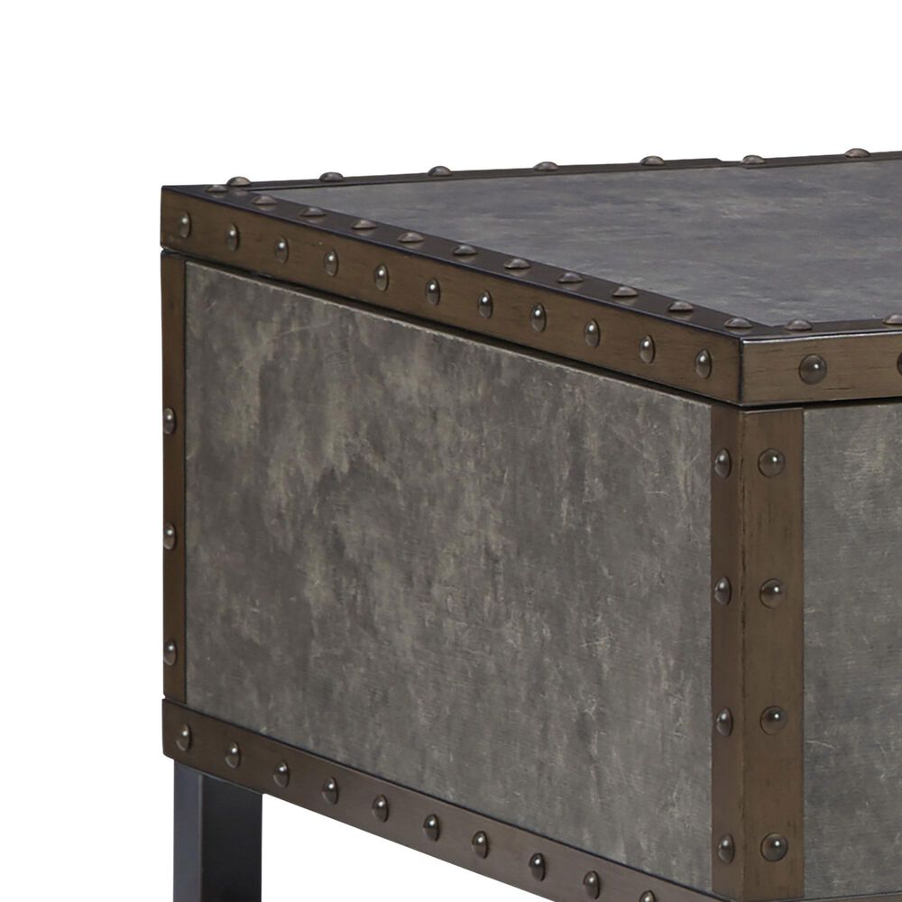 Ashley Derrylin Lift Top Coffee Table in Bronze and Brown, , large