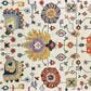 Oriental Weavers Zahra 75502 10" x 13" Ivory and Orange Area Rug, , large
