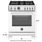 Bertazzoni Professional 4.6 Cu.Ft. Dual Fuel Range in Bianco Matt, , large