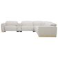 Interlochen 6-Piece Leather Reclining Sectional with Power Headrests, , large