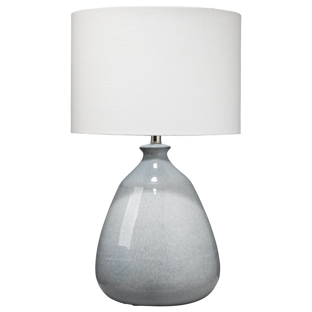 JYC Levi Table Lamp in Blue Reactive Glaze, , large
