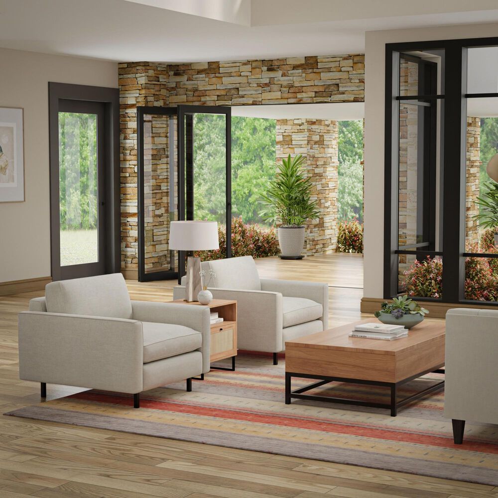 RIZZY Spectrum Gold, Rust, Gray, Blue, Cream, Beige and Green 3' x 5' Area Rug, , large