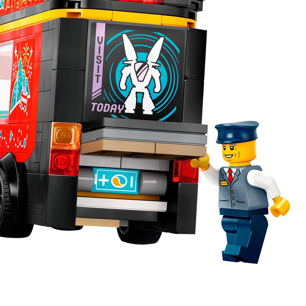 LEGO City Red Double-Decker Sightseeing Bus, , large