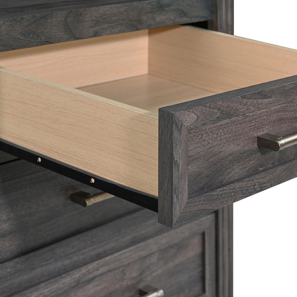 Belle Furnishings Modern Edge Castered File Cabinet in Caffe, , large