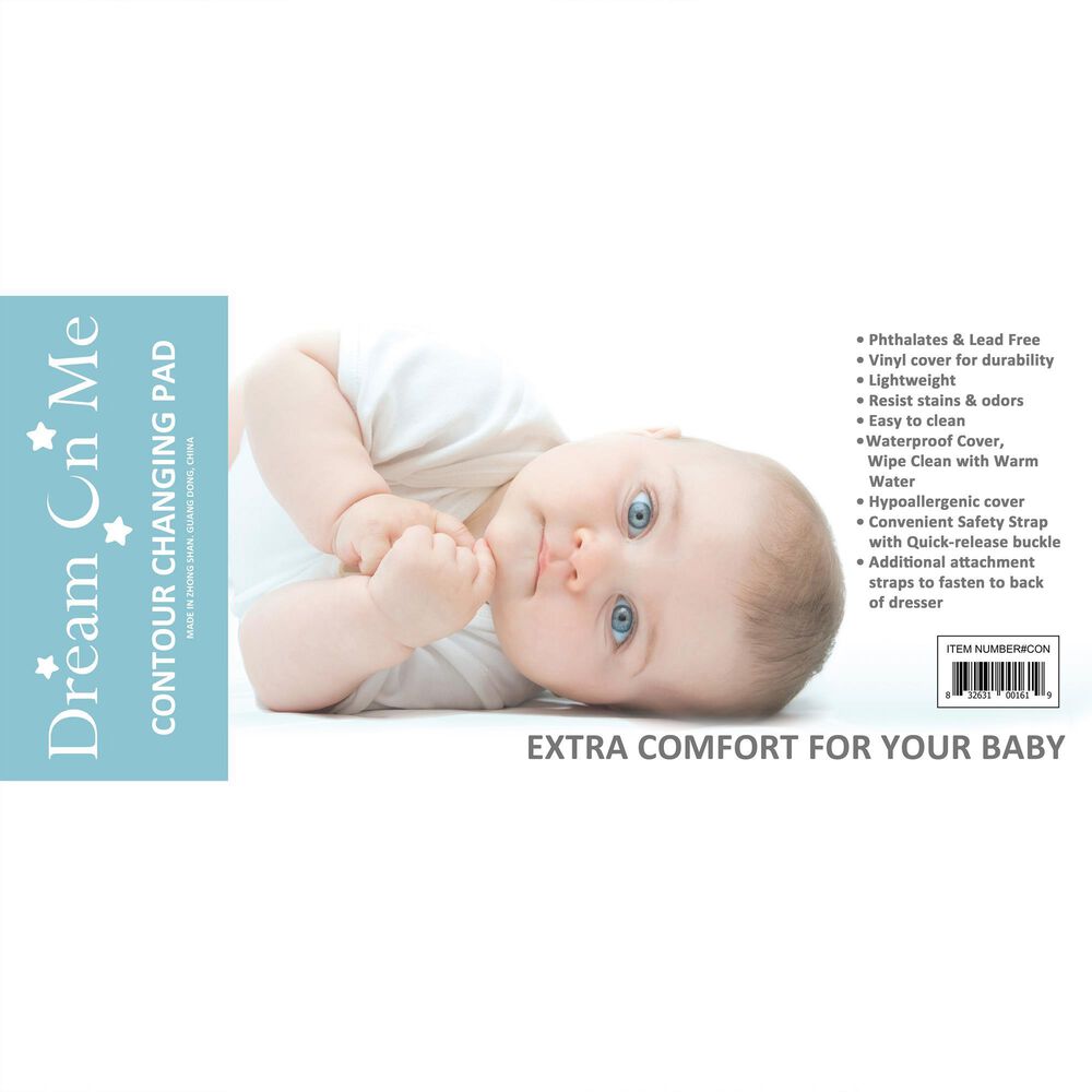 Evolur Contour Changing Pad in White, , large