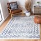 Safavieh Tulum Traditional 4" x 6" Ivory and Navy Area Rug, , large