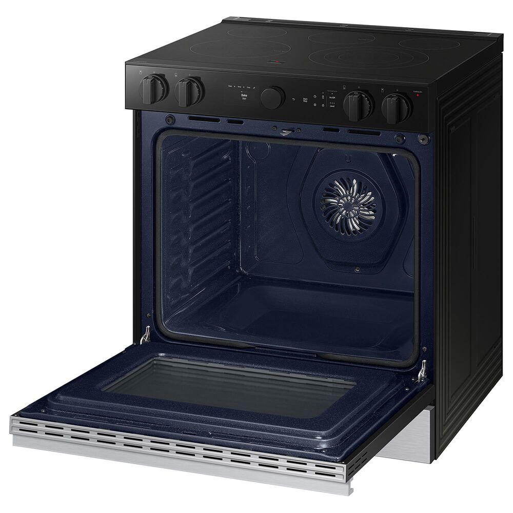 Samsung Bespoke Bespoke 6.3 Cu. Ft. Smart Slide-In Electric Range with Air Sous Vide and Air Fry in Stainless Steel, , large