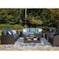 Ashley Windglow Patio Lounge Chair in Brown, , large