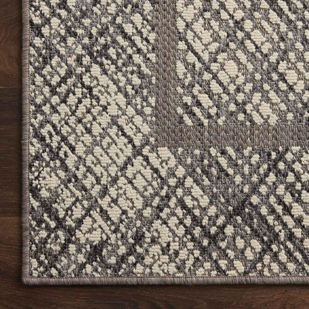 Loloi II Rainier 2&#39;2&quot; x 3&#39;9&quot; Ivory and Charcoal Area Rug, , large