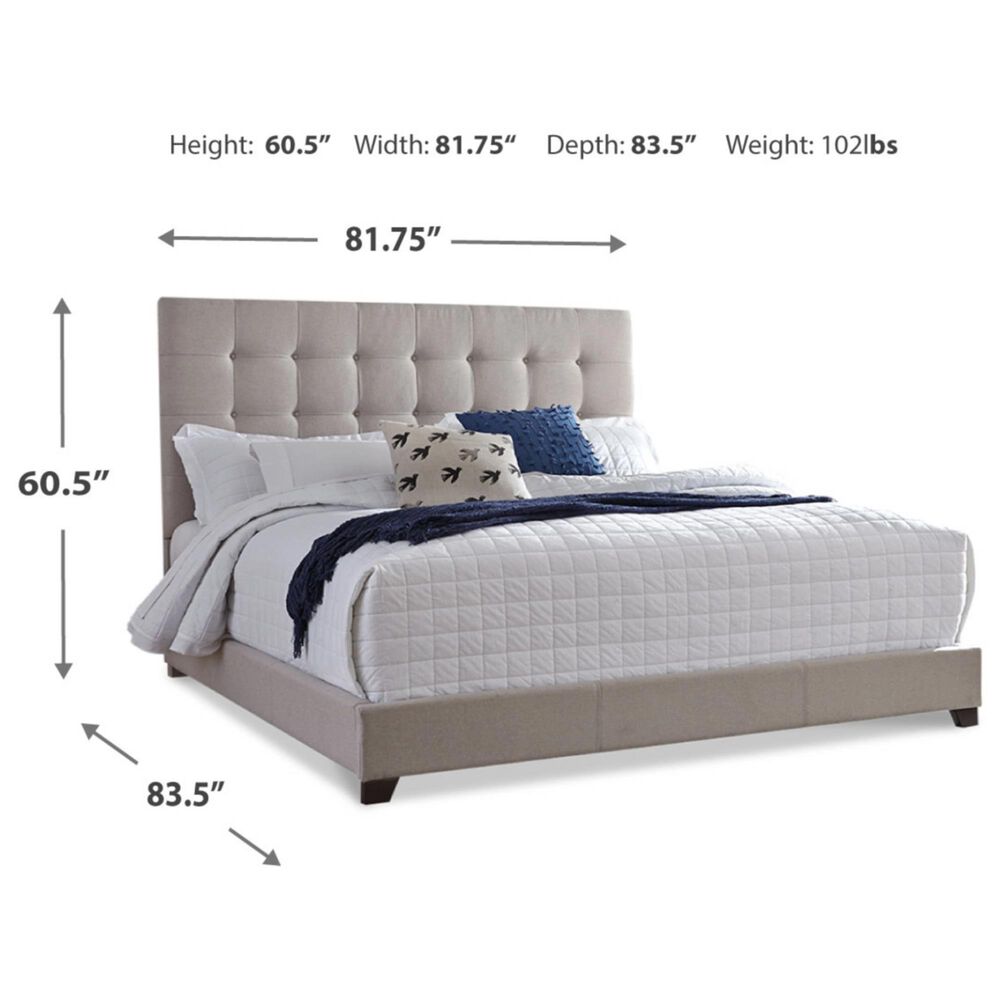 Ashley Culverbach Queen Upholstered Bed in Beige, , large