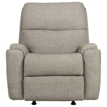 Flexsteel Rio Power Rocker Recliner with Power Headrest in Silver, , large