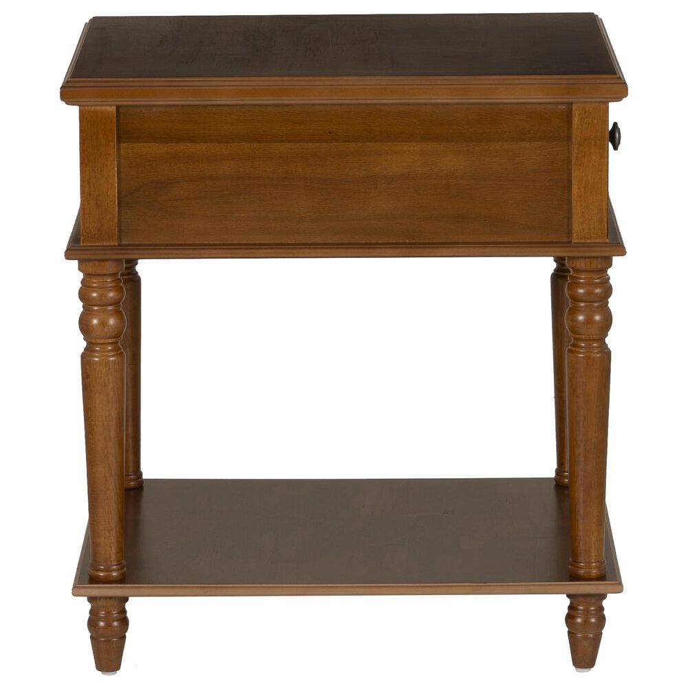 Linon Home Decor Mcghie Side Table in Hazelnut, , large