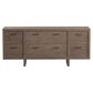 Bernhardt Casa Paros 6 Drawer Dresser in Anthracite without Mirror, , large