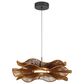 Golden Lighting Whisper 24" 1-Light LED Pendant in Bronze, , large