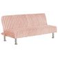Furniture of America Hinwil Futon Sofa Bed in Pink, , large