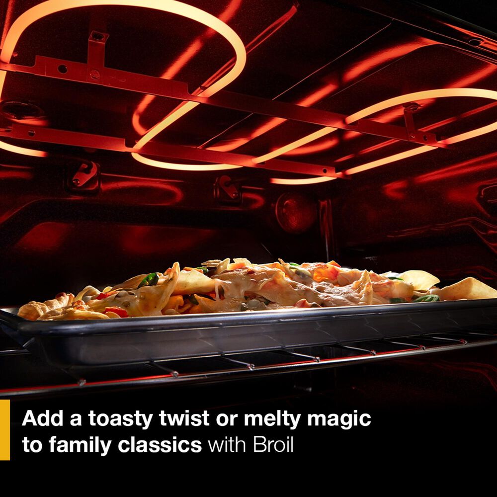 Whirlpool 30" Smart Gas Range with Air Cooking Technology in Black, , large