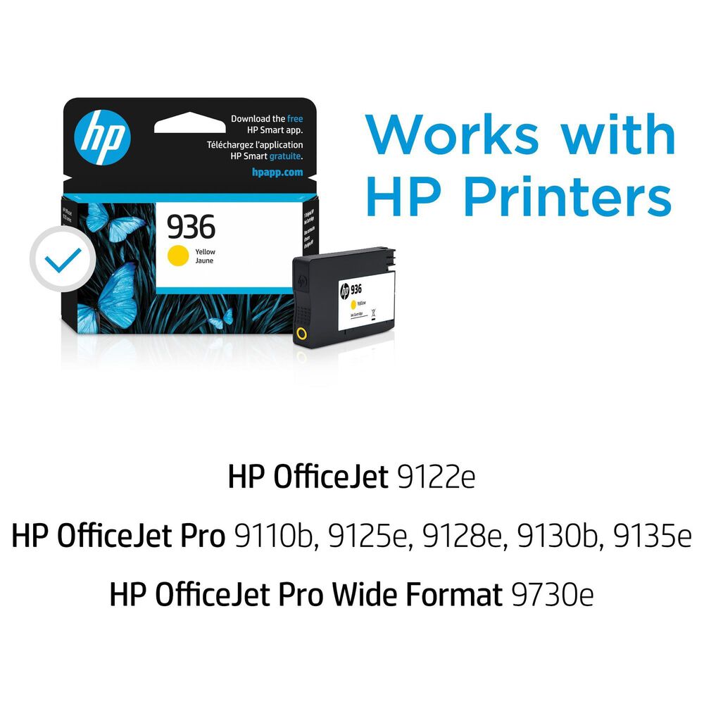 HP 936 Original Ink Cartridge in Yellow, , large