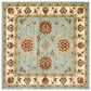 Safavieh Lyndhurst LNH555 6"7" Square Blue and Ivory Area Rug, , large