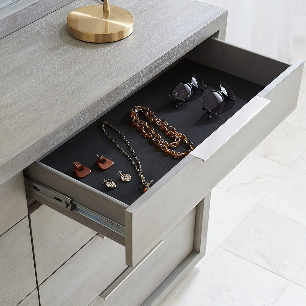 Urban Home Oxford Mineral Queen Bed and Dresser in Gray, , large