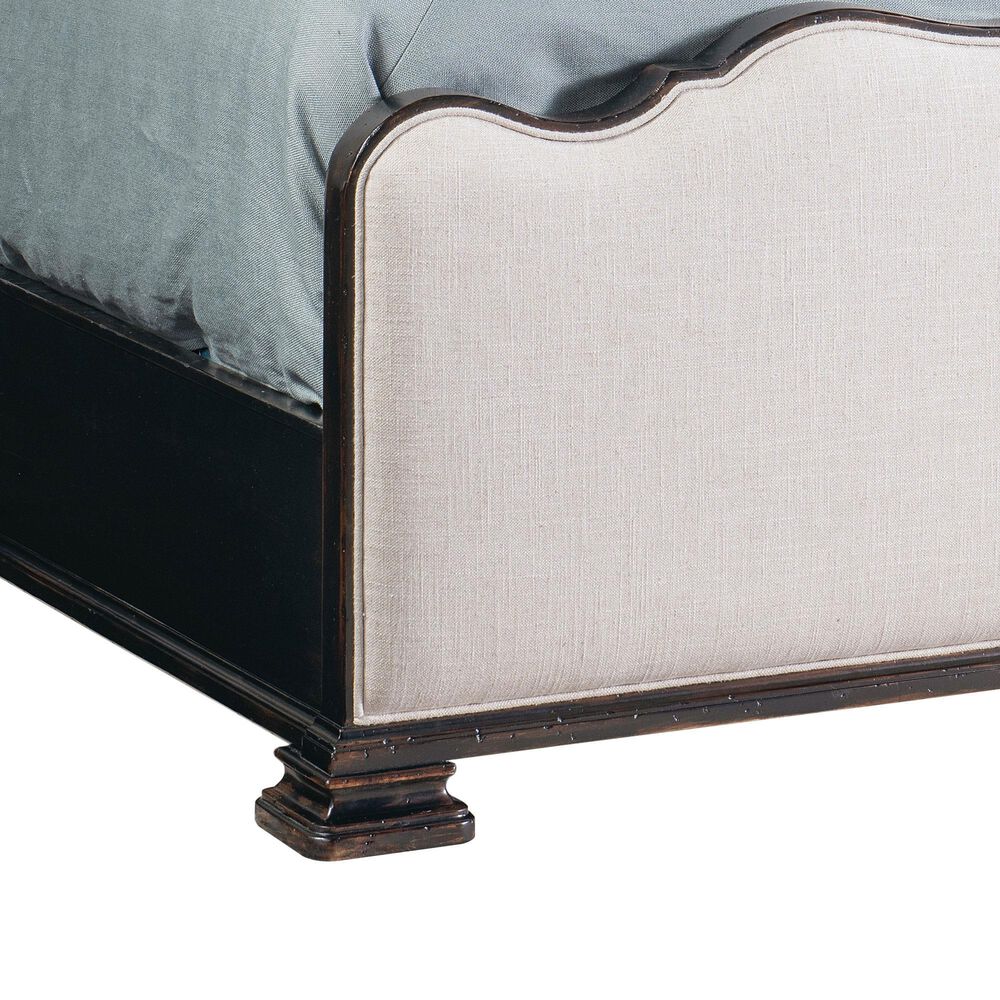 Hooker Furniture Charleston King Upholstered Bed in Black Cherry, , large