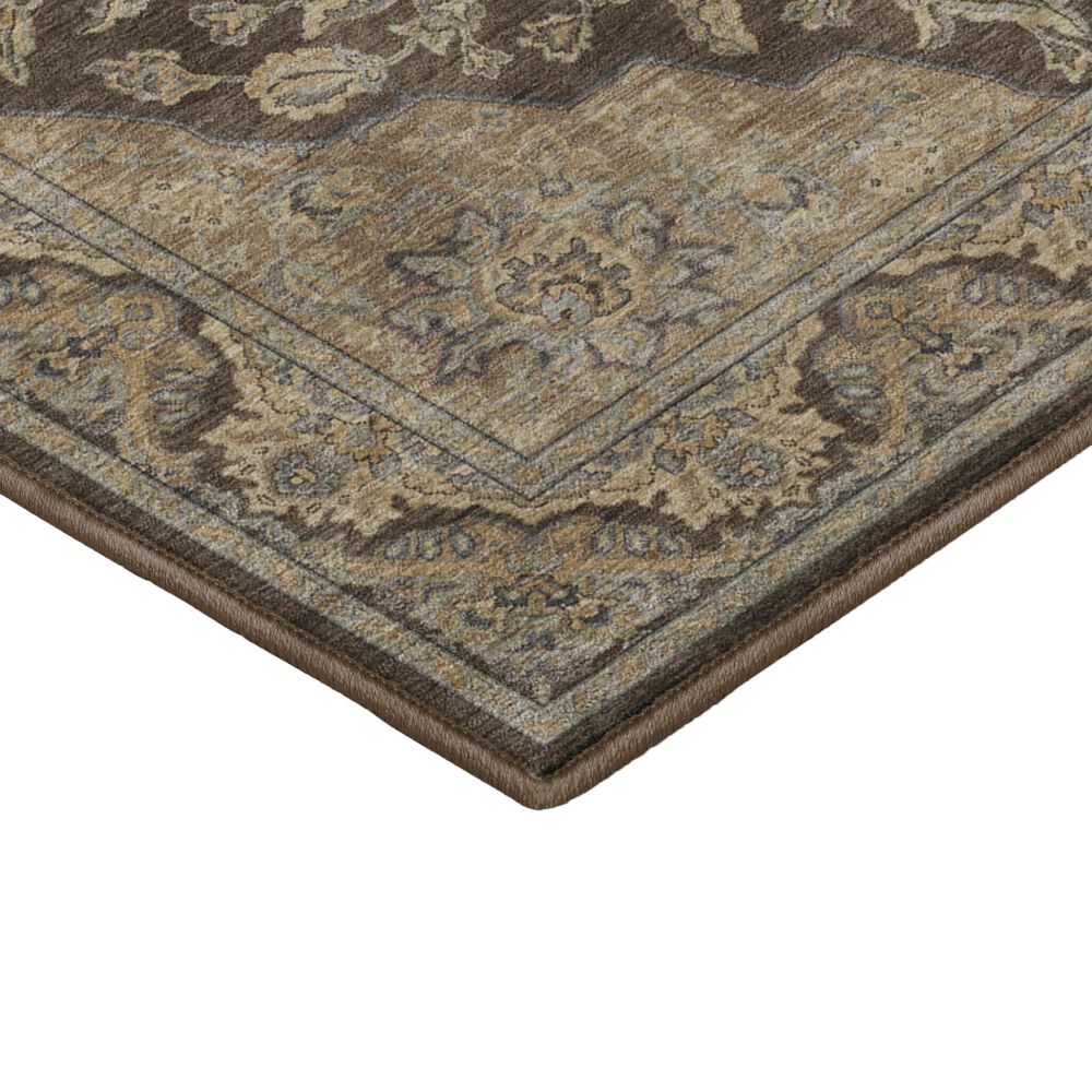 Dalyn Rug Company Hatay HY3 3&#39; x 5&#39; Chocolate Area Rug, , large