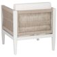 Linon Home Decor Claiborne Patio Arm Chair in Soft White, , large