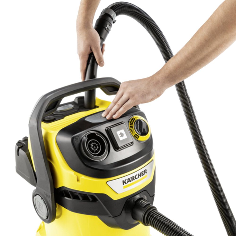 Karcher WD 5 P Wet and Dry Vacuum with 6.6 Gallon Tank in Yellow, , large