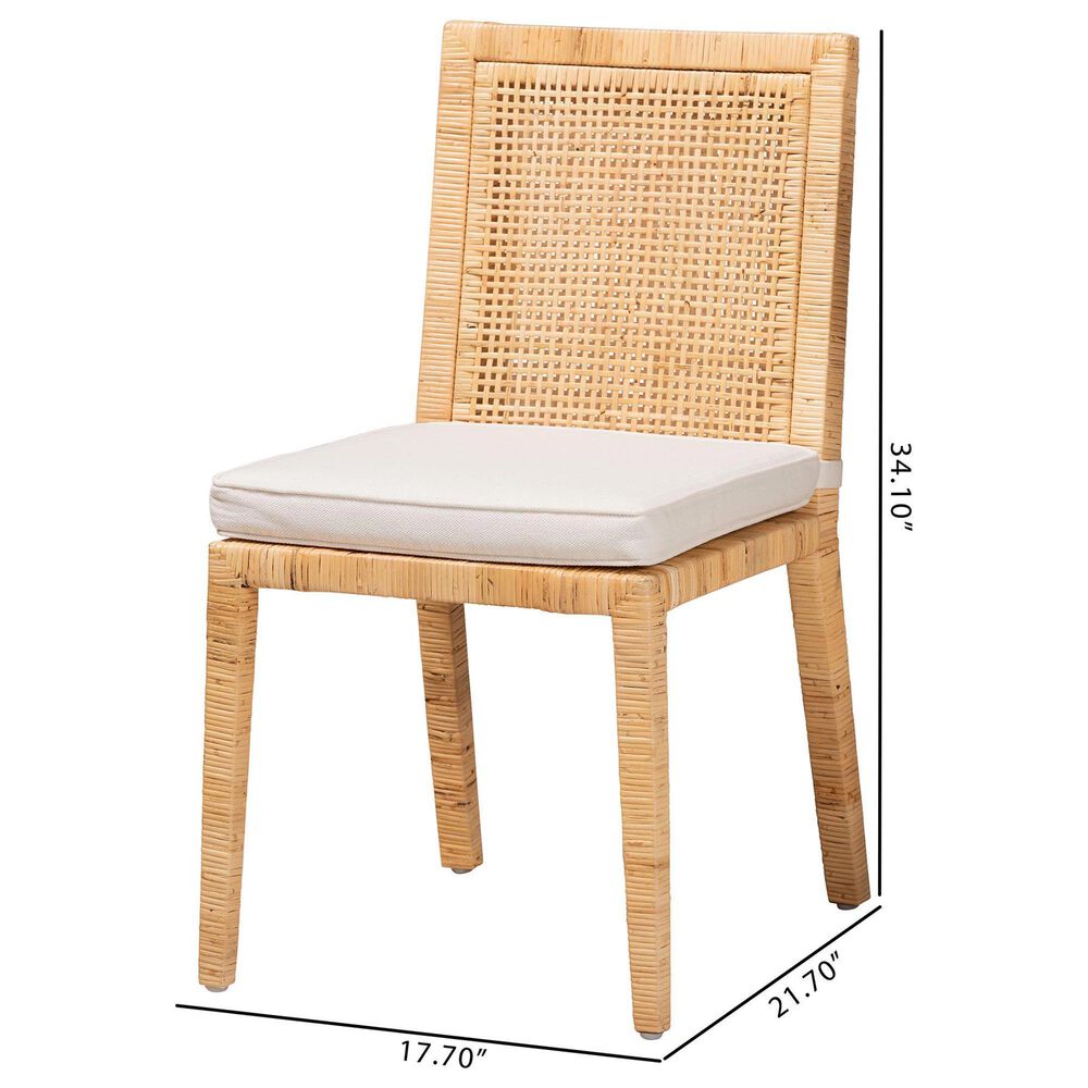 Baxton Studio Sofia Side Chair in Natural, , large
