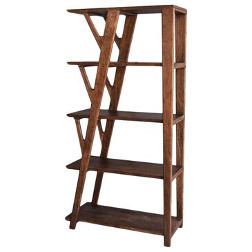 Shell Island Furniture 4-Shelf Etagere in Knoll Brown Vinegar, , large