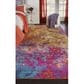 Nourison Passion PSN10 5"3" x 7"3" Sunburst Area Rug, , large