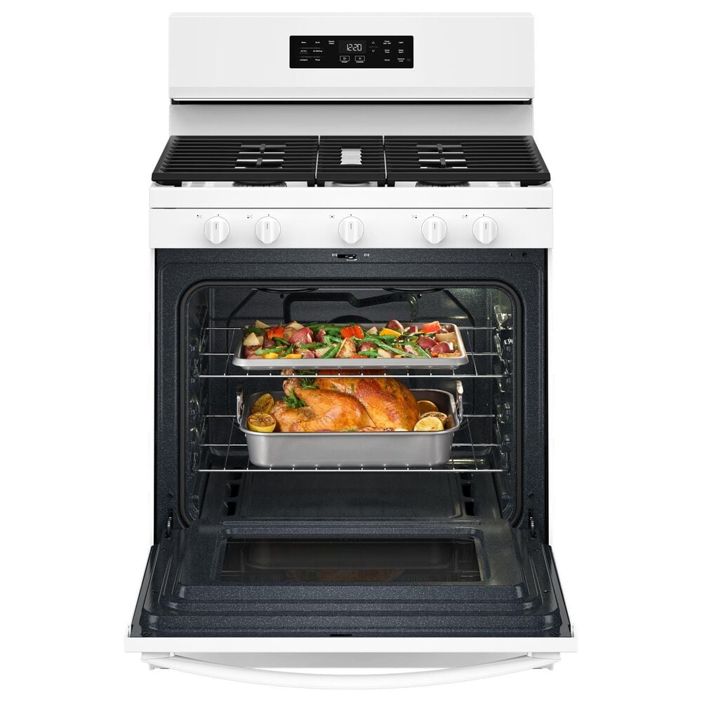 Whirlpool 5 Cu. Ft. Freestanding Gas Range in White, , large