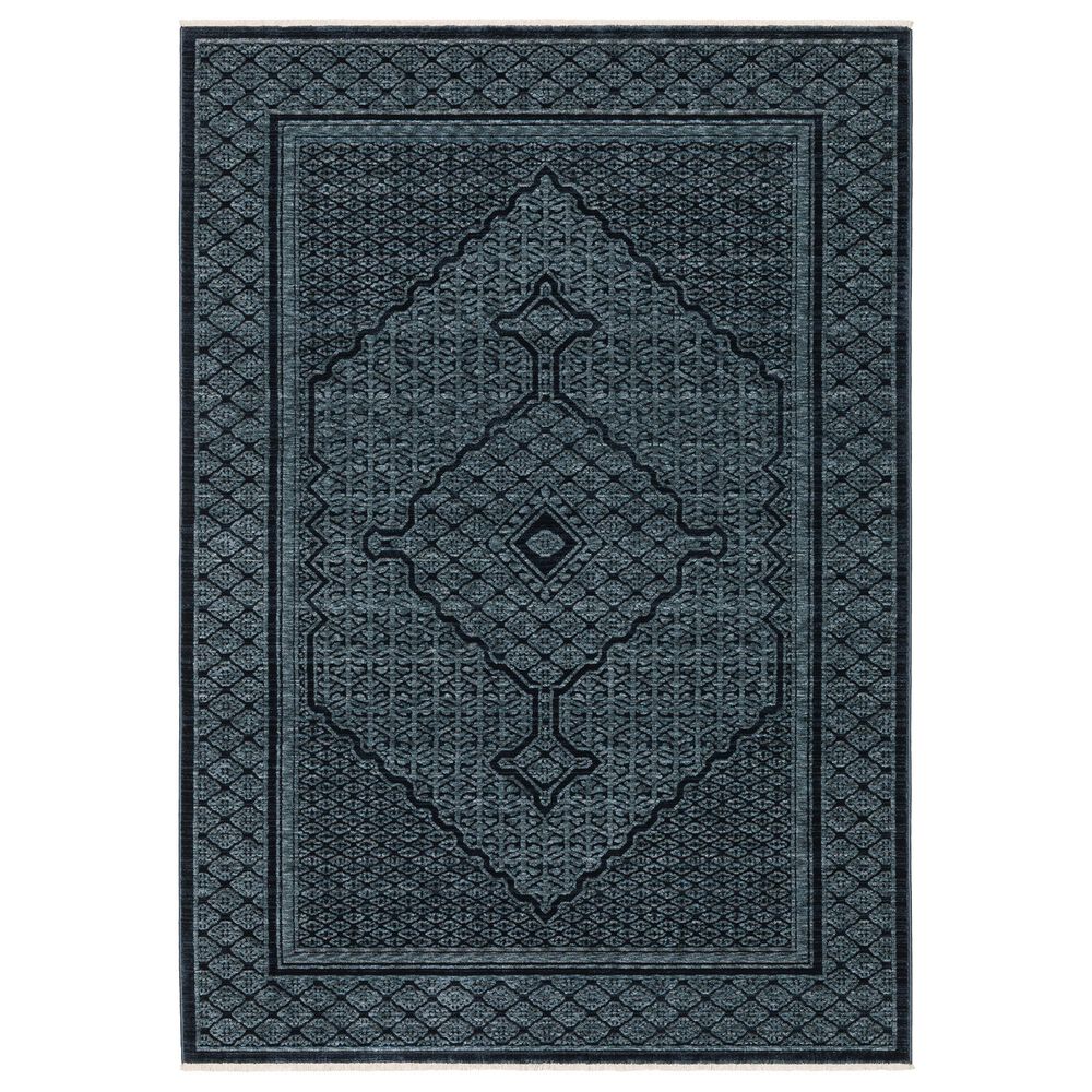 Oriental Weavers Capella Oriental Blue 6"7" x 9"6" Area Rug, , large