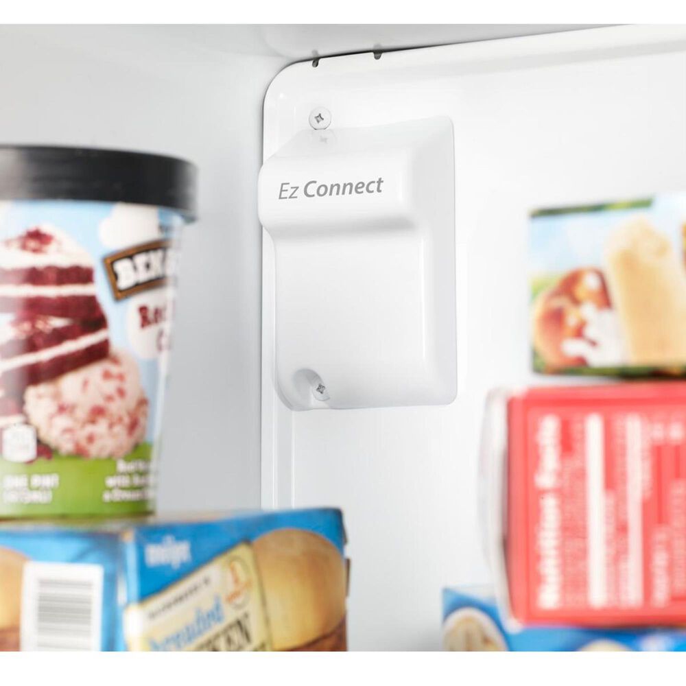 Whirlpool 21 Cu. Ft. 33" Wide Top Freezer Refrigerator in Black Stainless Steel, , large