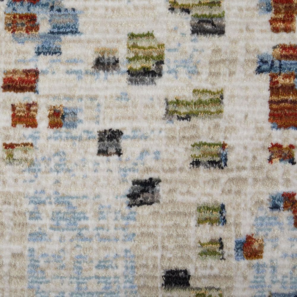 Feizy Sonora 7&#39;10&quot; x 10&#39;3&quot; Ivory and Multicolor Area Rug, , large