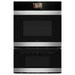 Sharp 30" Smart Electric Microwave Wall Oven Combo in Stainless Steel and Black, , large