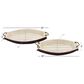 Maple and Jade Coastal Tray in White and Blue (Set of 2), , large
